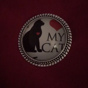 I Love My Cat Pin/Brooch
